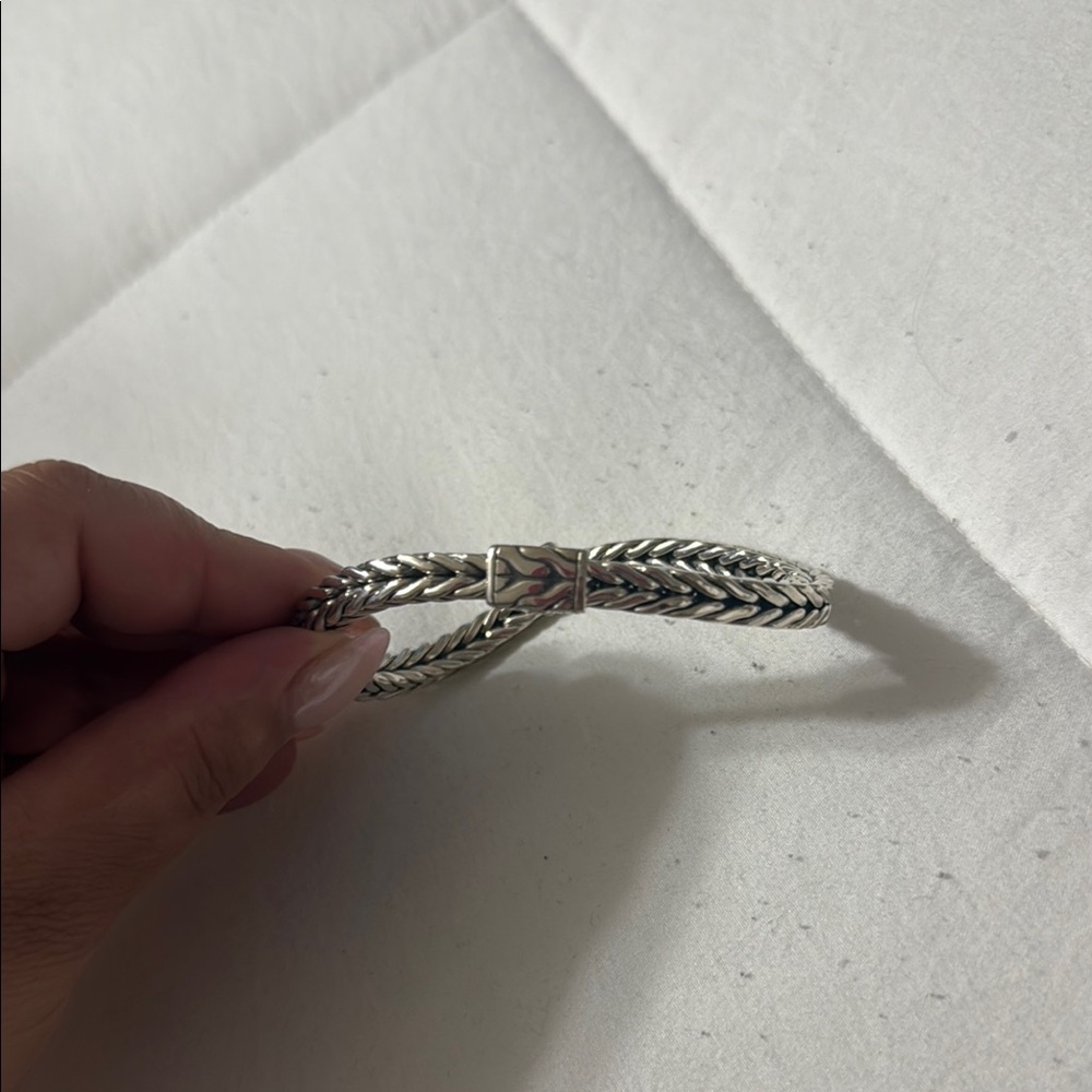 Silver Braided John Hardy Bracelet - image 1